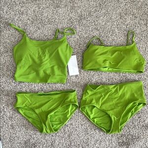 Athleta Green Bikini Set